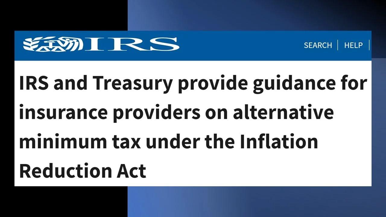 IRS and Treasury provide guidance for insurance providers on ...