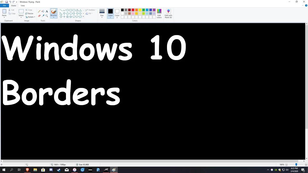 Windows 10 Window Borders... (Headphone Warning)