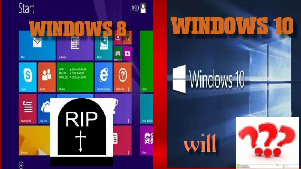 Windows 8 RIP 🤯🤯| Microsoft is going to end the support of Windows 10|