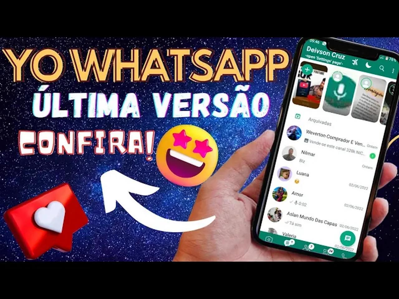 SAIU!! A MELHOR VERSÃO DO YO WHATSAPP ATUALIZADO 2022 😎 COM AS MELHORES ...