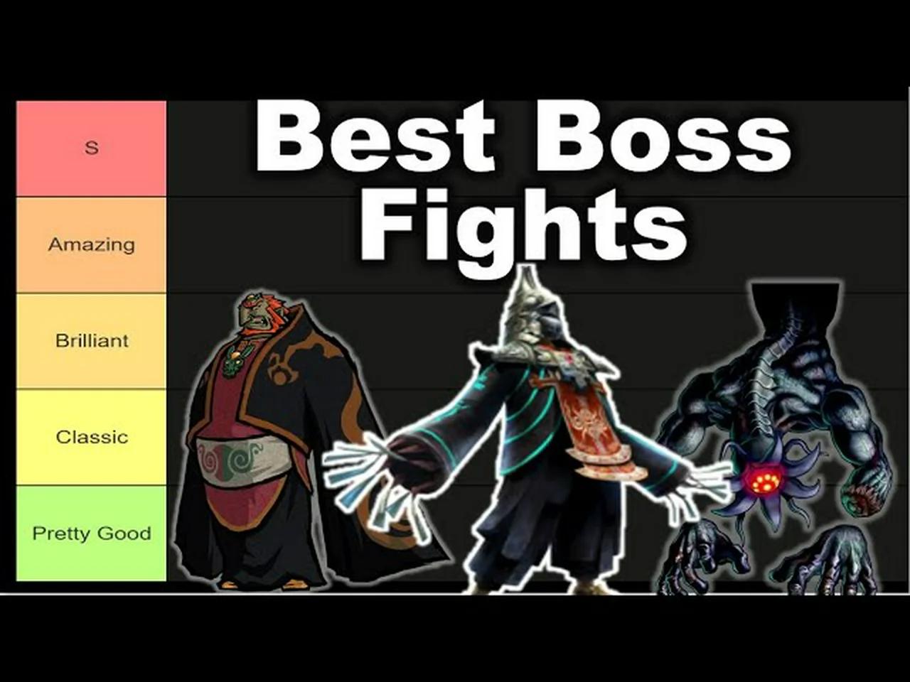 I ranked my favorite Zelda bosses from worst to BEST (Tier List)