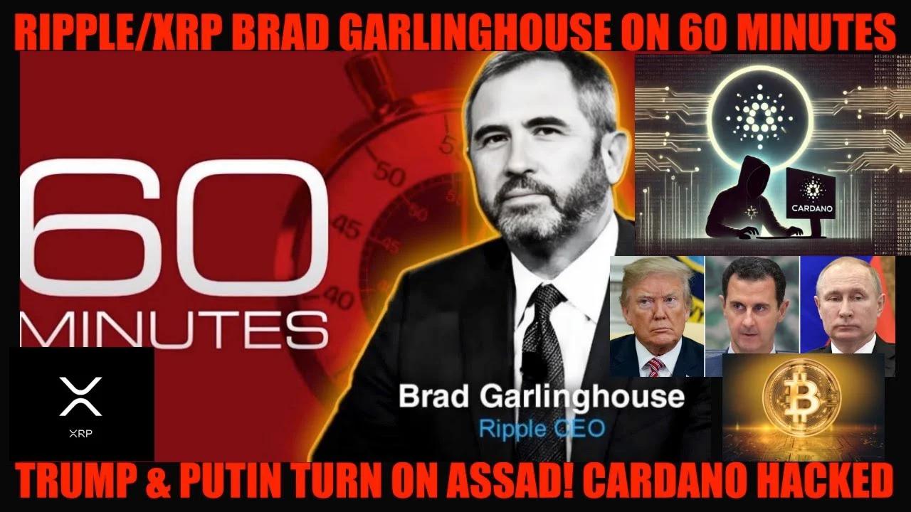 THIS IS BIBLICAL! RIPPLE/XRP BRAD GARLINGHOUSE ON 60 MINUTES! XRP TO PUMP  BITCOIN & CRYPTO!