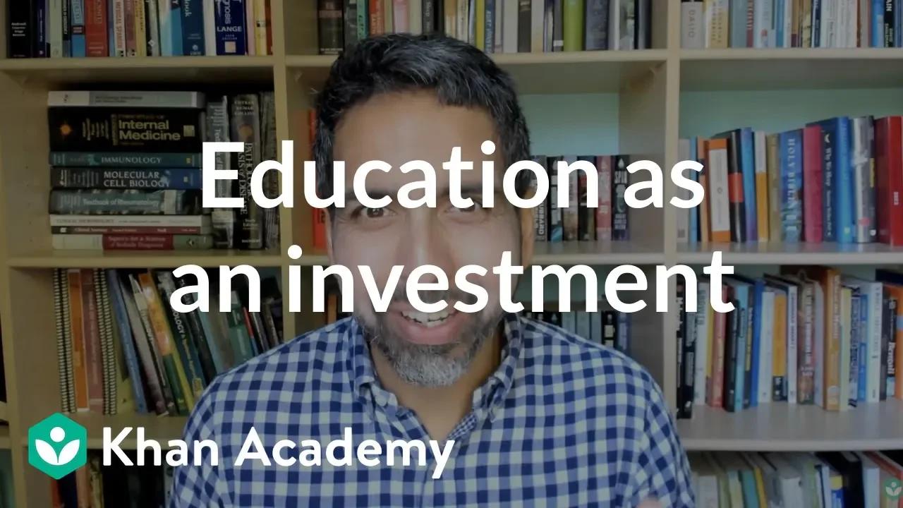 Education As An Investment Careers And Education Financial Literacy