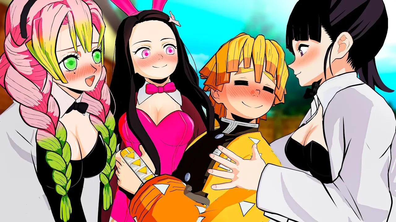 Zenitsu CONQUISTOU todas as MENINAS de Demon Slayer Vr