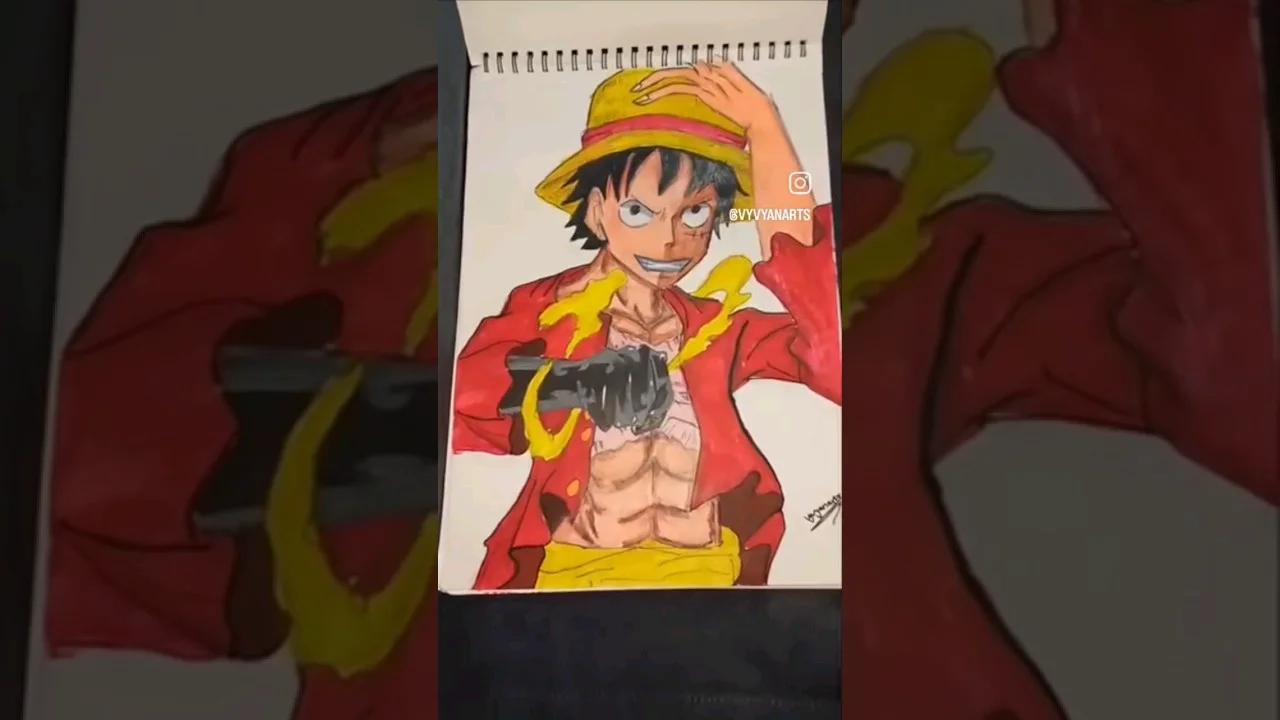 Luffy Drawing Onepiece Shorts Luffy Onepiece Onepiecefan Short