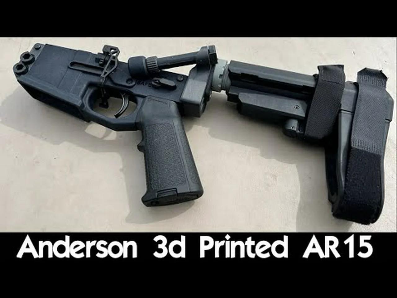 3d Printed AR15 - Modified Anderson Build
