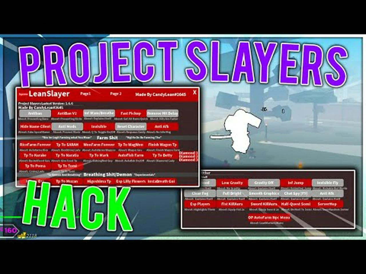 Roblox project slayers op hack script inf spins autofarm anti ban