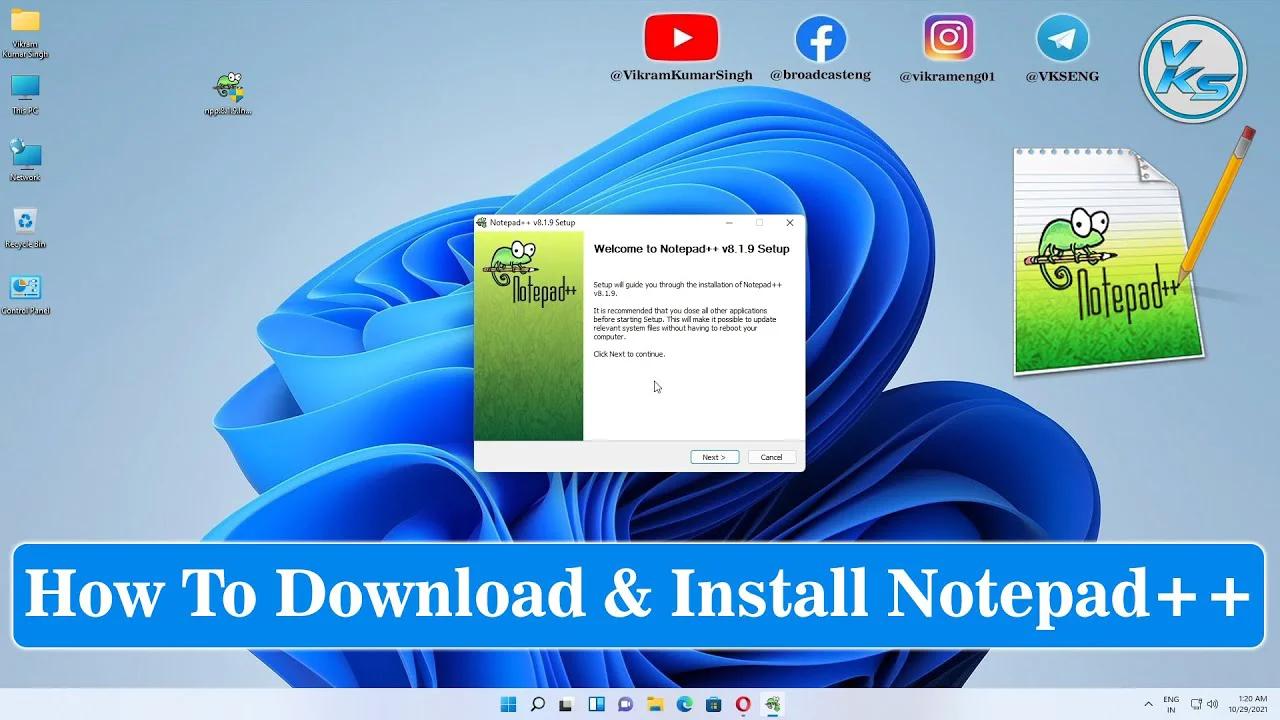 How To Download And Install Notepad++ 8.1.9 On Windows 11/10