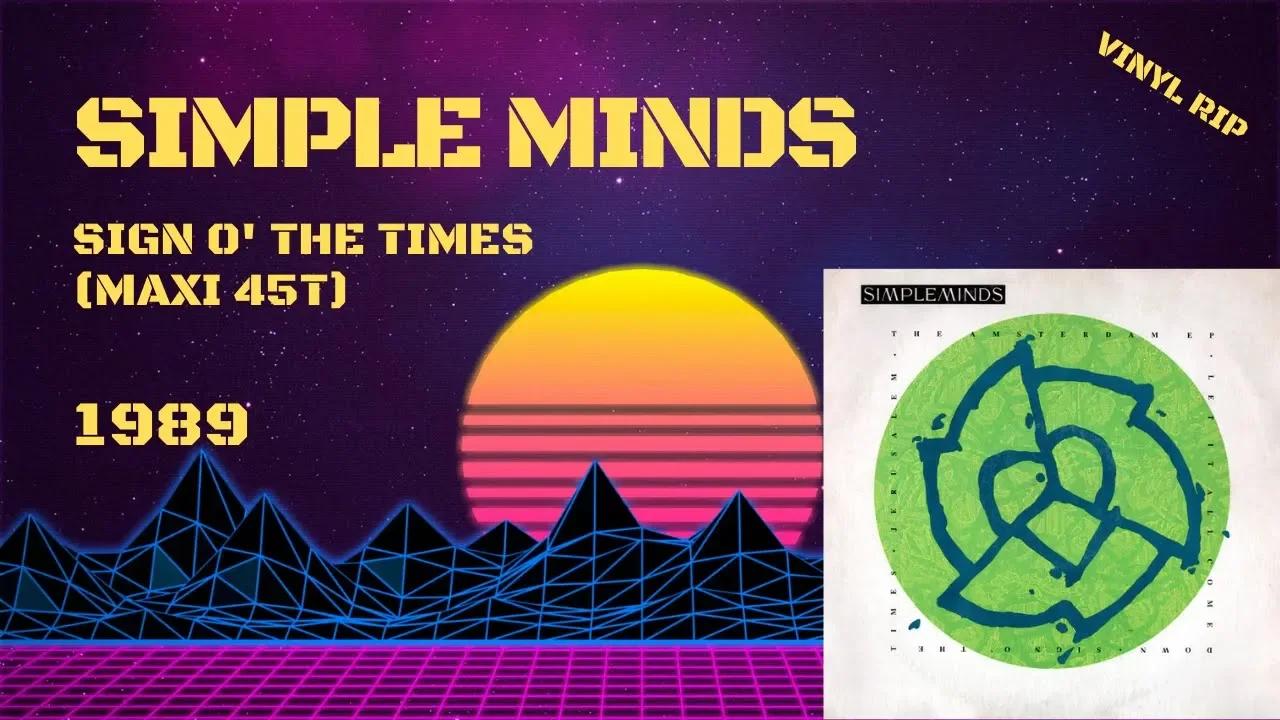 Simple Minds - Sign O' The Times (1989) (Maxi 45T)