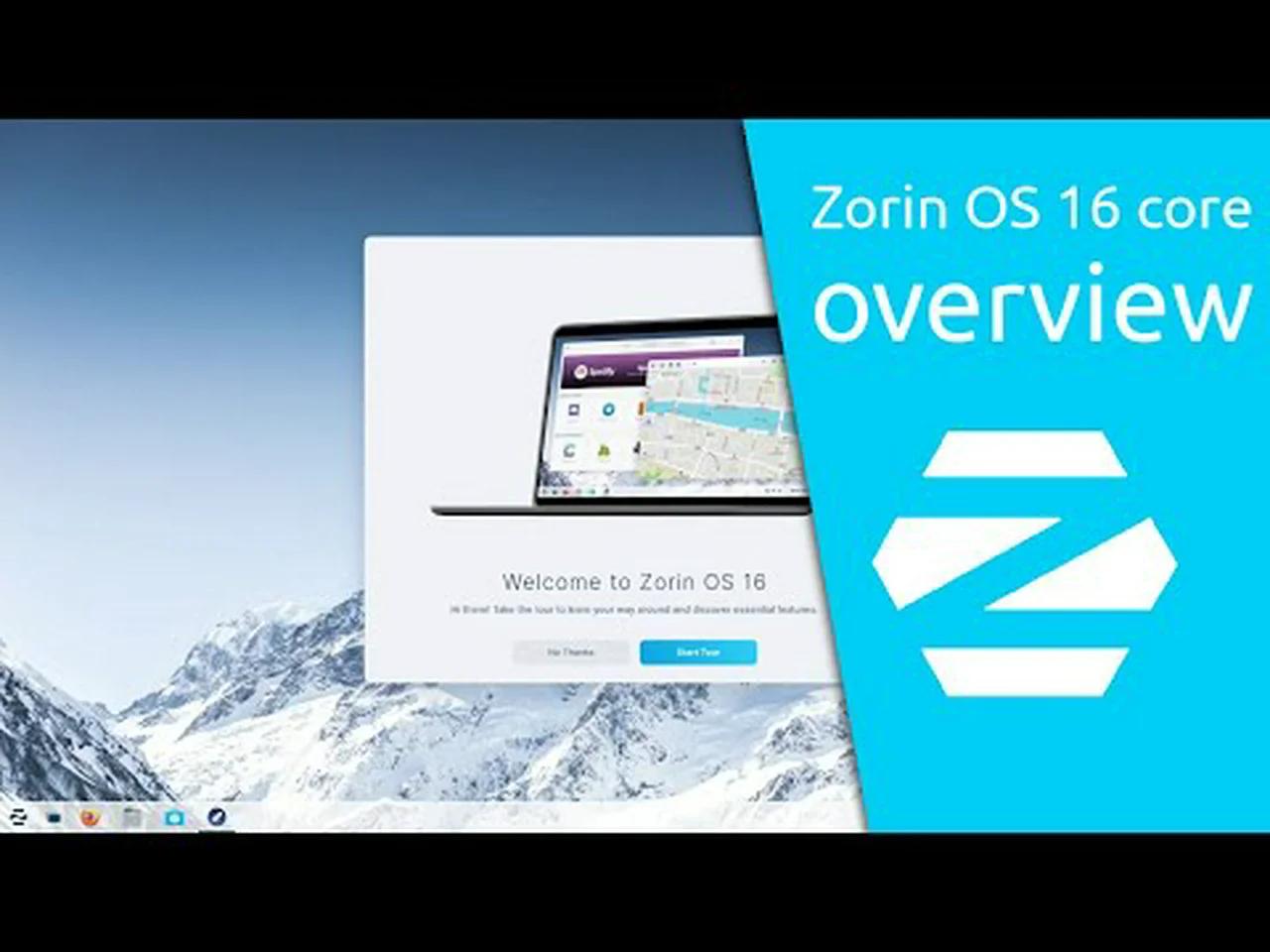 Linux overview | Zorin OS 16 core