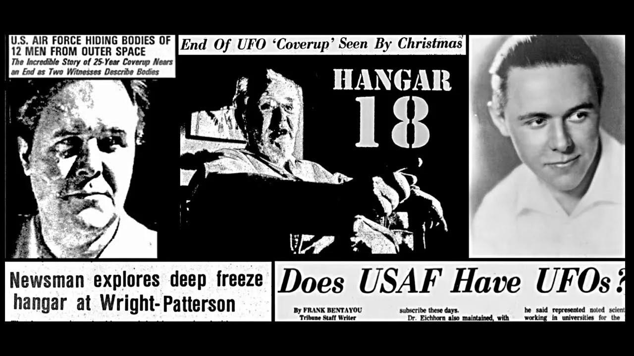 1974: Crashed UFO, dead alien bodies in Hangar 18 at Wright-Patterson ...