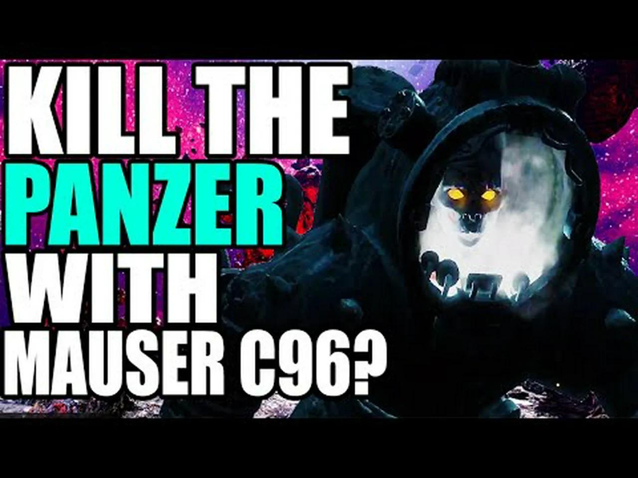 Can you kill the Panzer Soldat with Only a Mauser C96? - Call of Duty ...