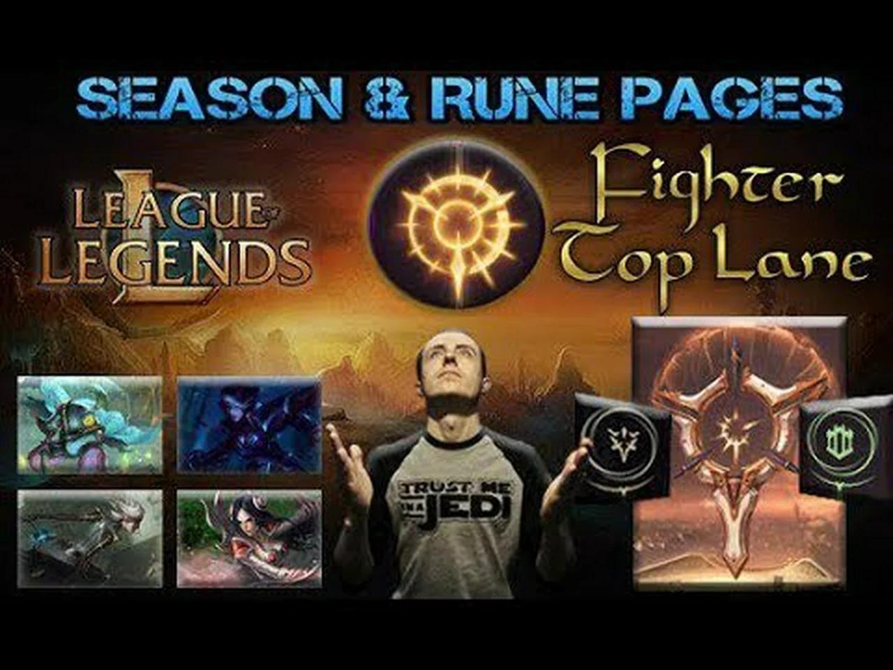 League of Legends. Season 8 Runes #7 (Fighter Top Lane)