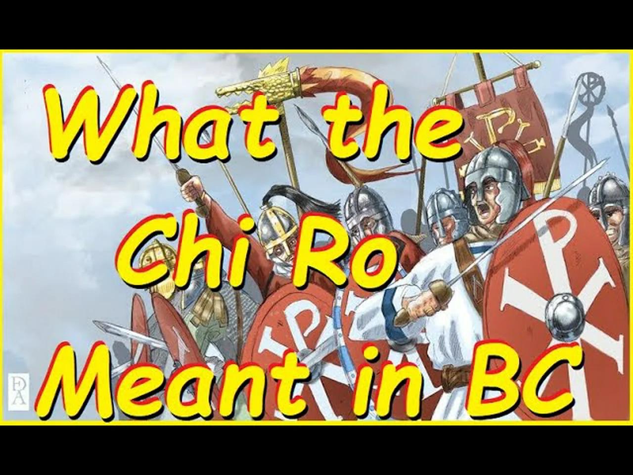 Satin In The Way. The Ancient Chi Ro Army. Reason for the Language ...