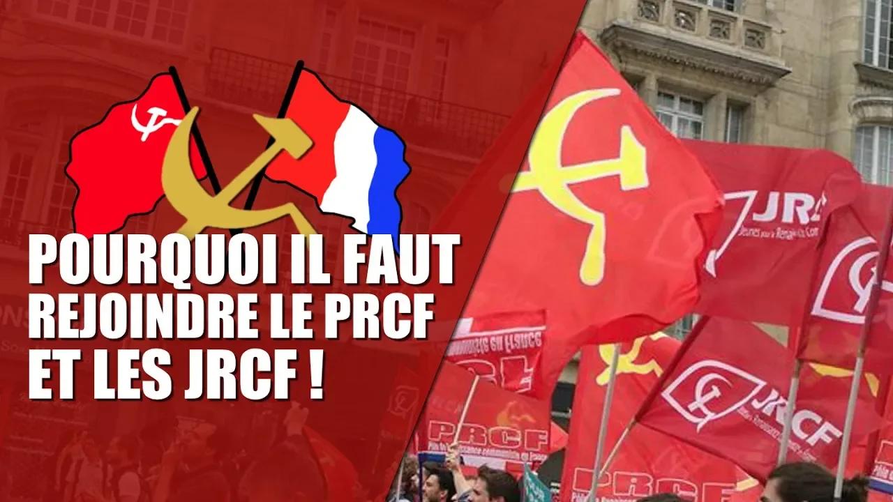 Pourquoi il faut rejoindre le PRCF et les JRCF