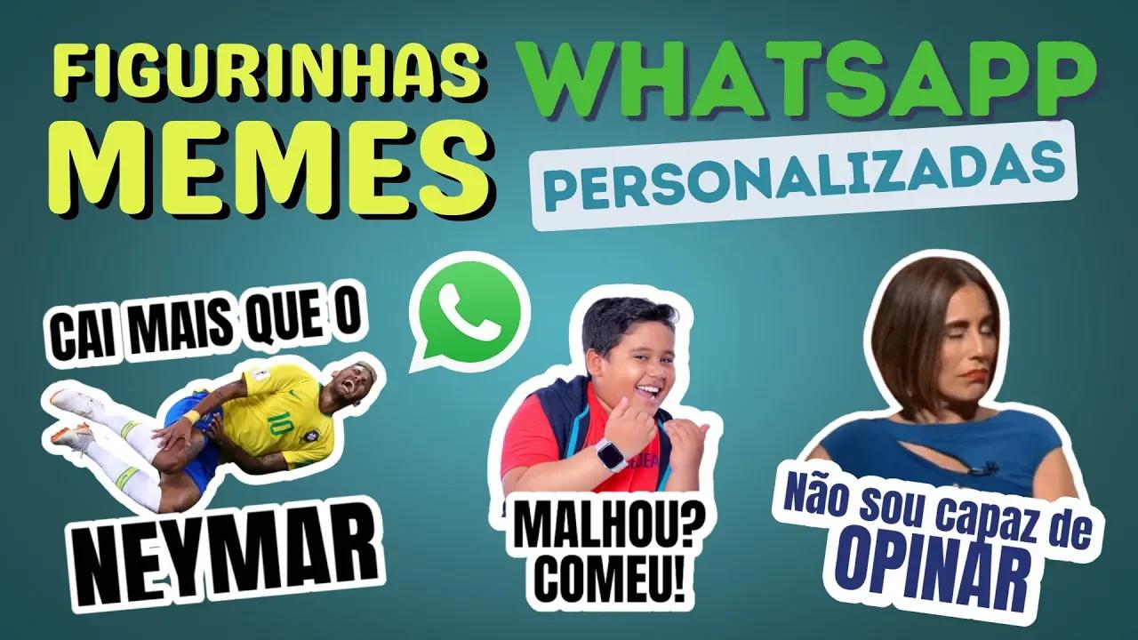 Como fazer figurinha meme whatsapp personalizada sem instalar nenhum ...