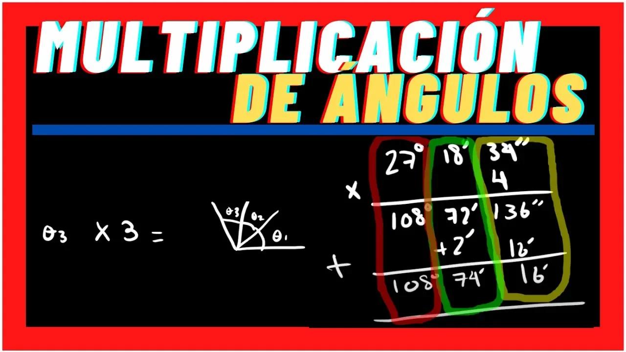 Multiplicación de Ángulos - Operaciones con Ángulos | 💥 GEOMETRÍA 💥|