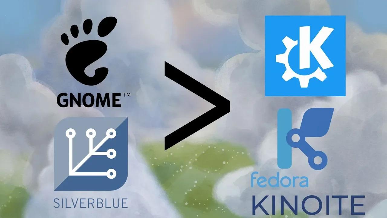 Cómo pasar de Fedora Silverblue a Kinoite y viceversa