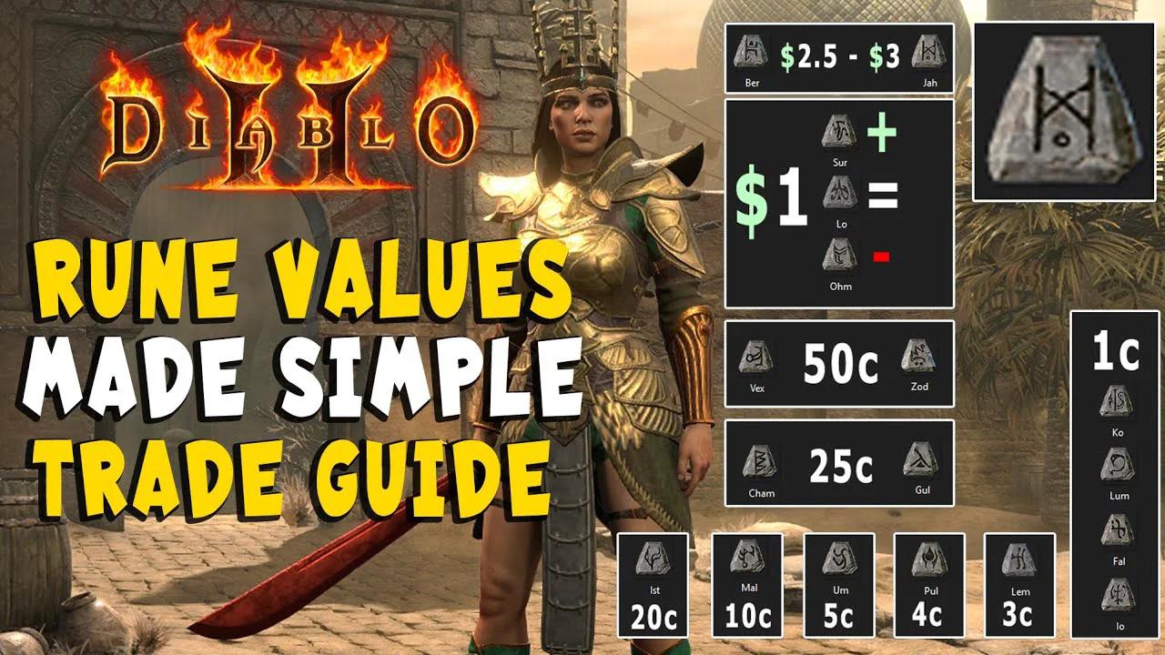 Rune Values Made Simple Trading Guide for Diablo 2 Resurrected / D2R