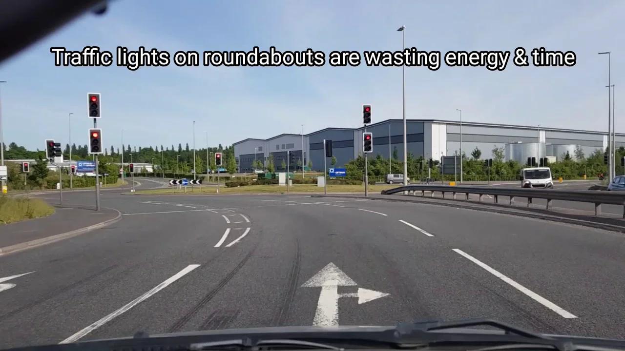 Traffic Lights On Roundabouts Are Wasting Energy Time