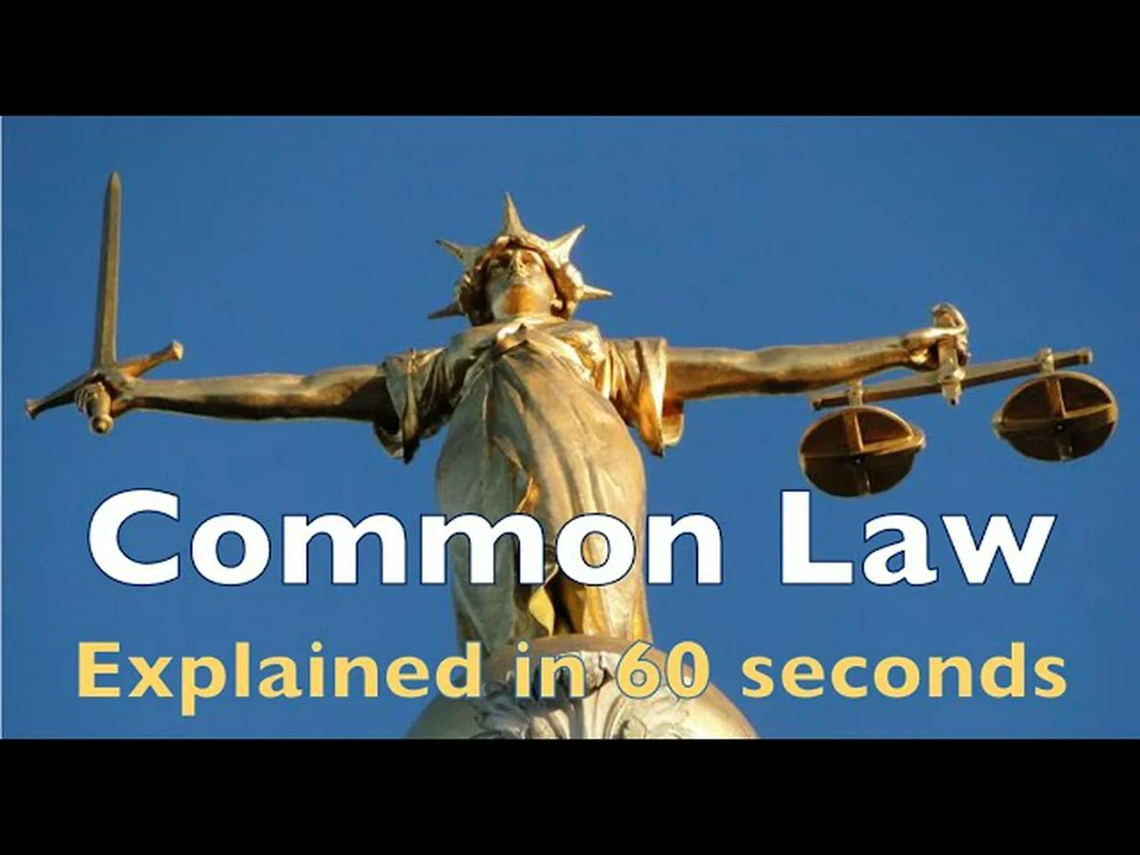 Common Law Explained in 60 seconds