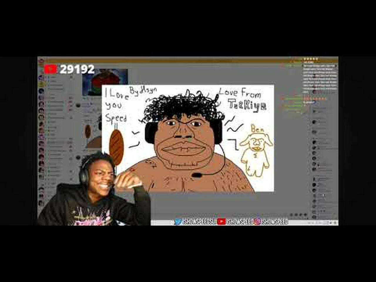 Ishowspeed Broke His Camera While Reacting Fan Arts ёяшвёяшв Part 1