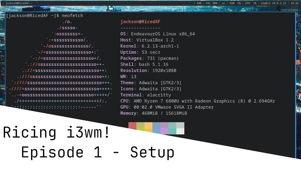 How To Rice // Part 1 - Setup