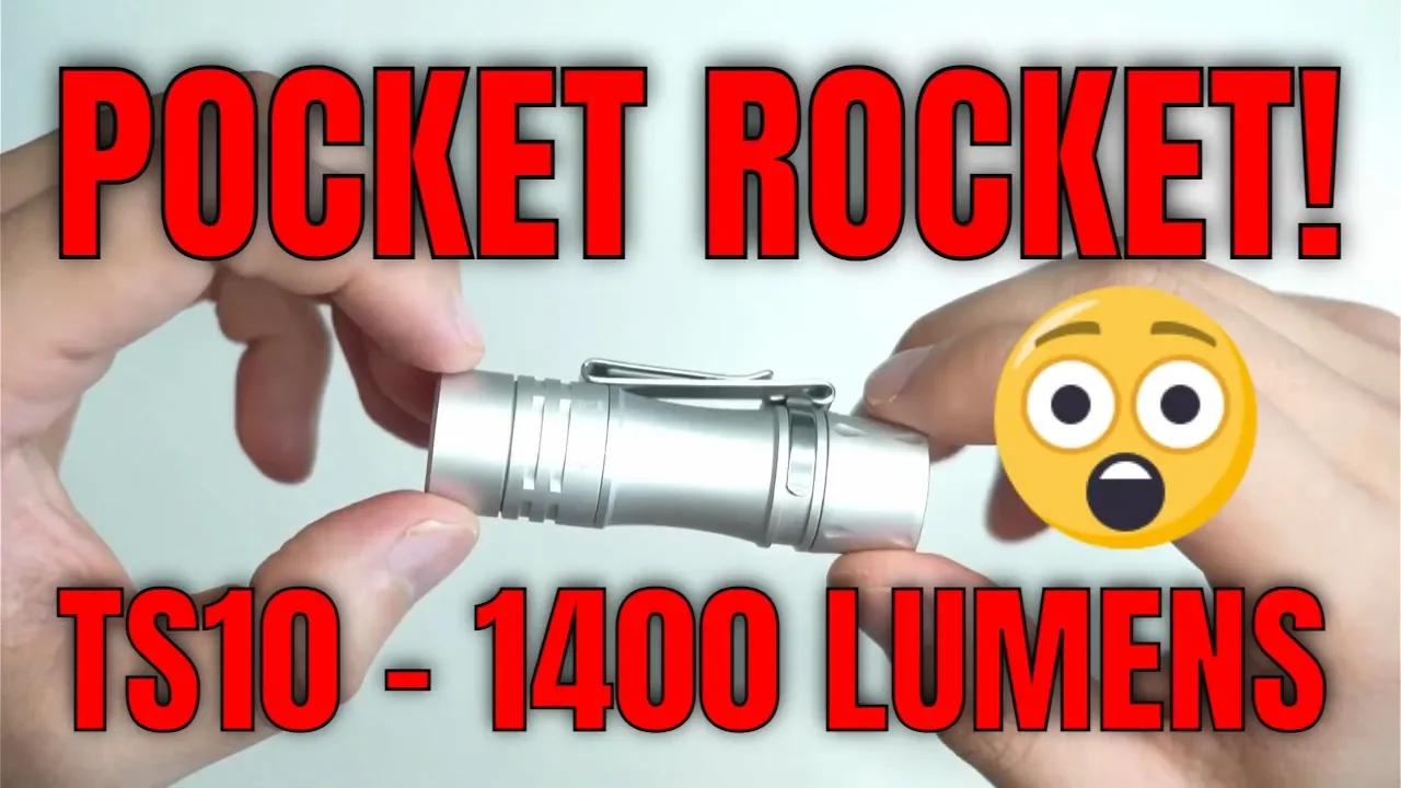 Wurkkos TS10 Flashlight Review: The BEST Budget Pocket Rocket (1400 ...