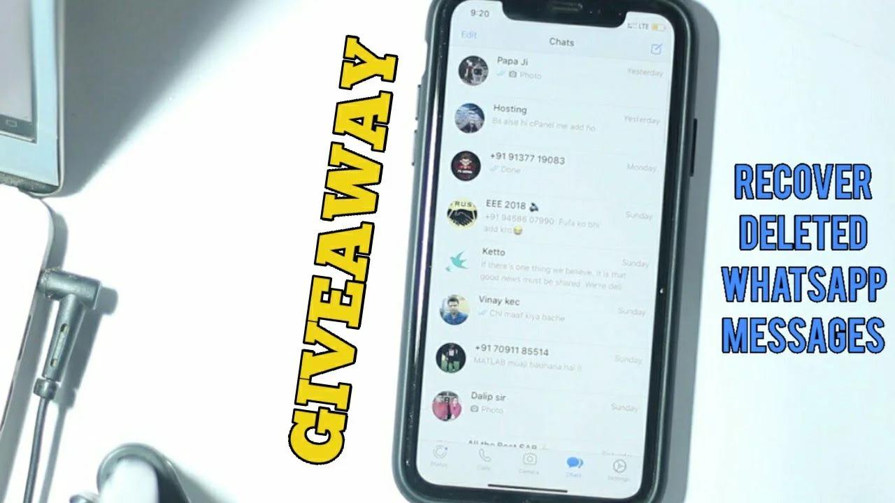 how to view deleted whatsapp messages on iphone without backup