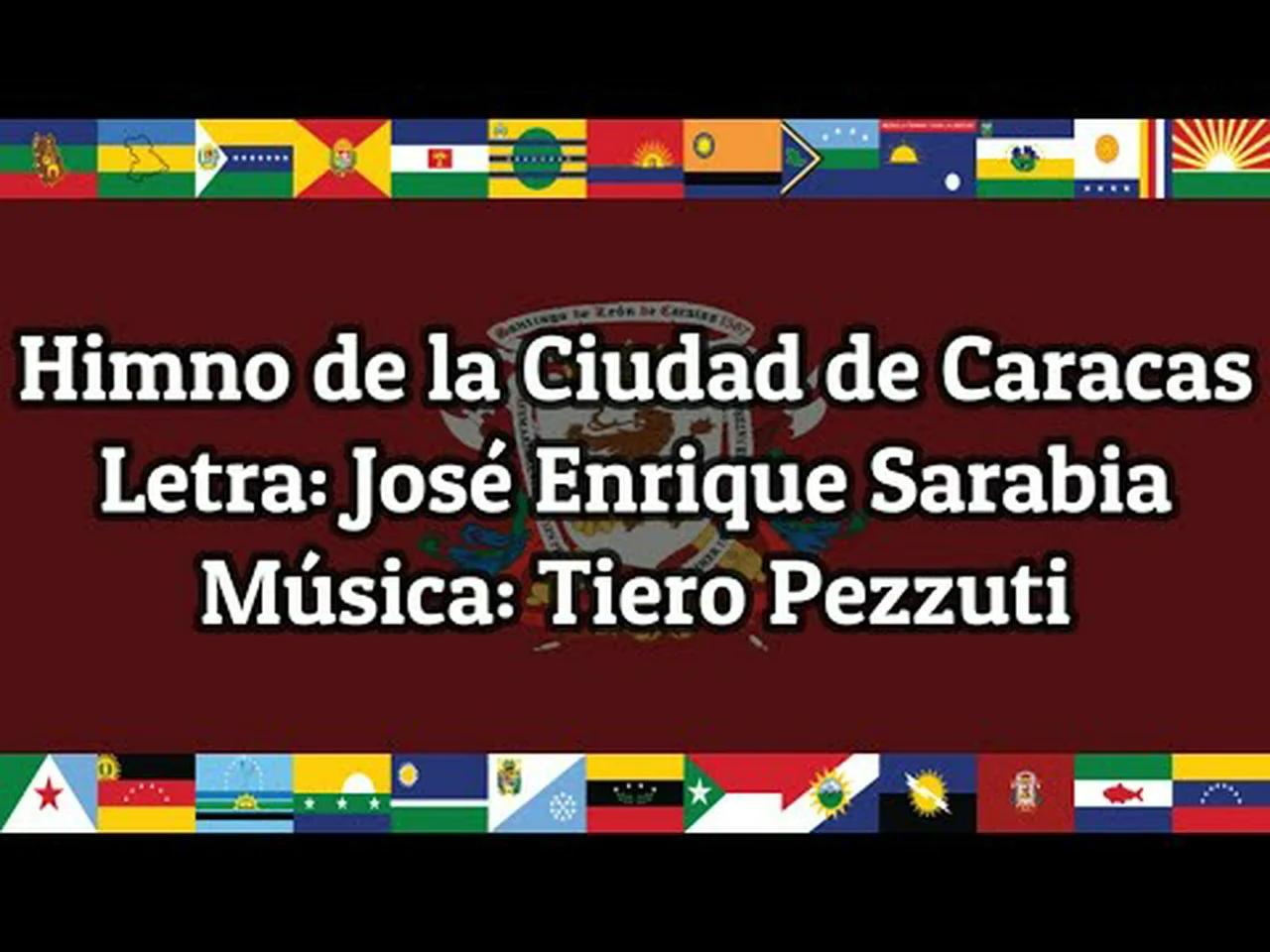 Himno de la ciudad de caracas venezuela letras completo