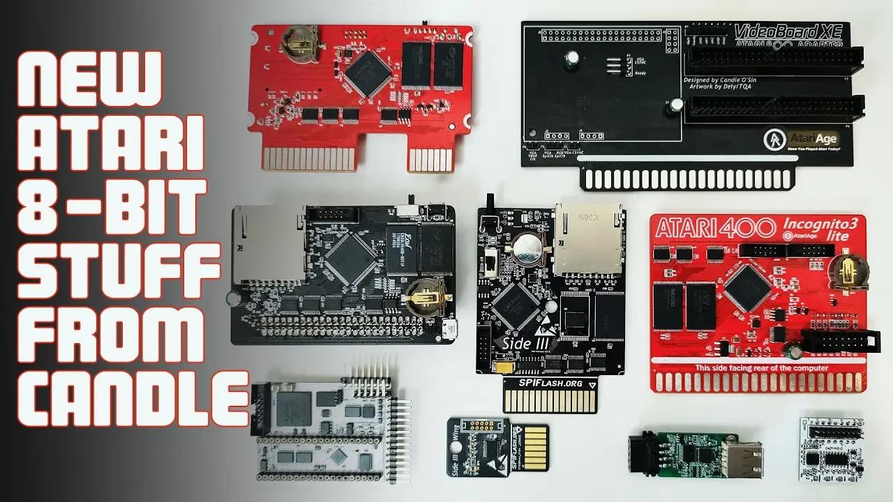 New Atari 8-bit upgrades from Candle O'Sin via Lotharek
