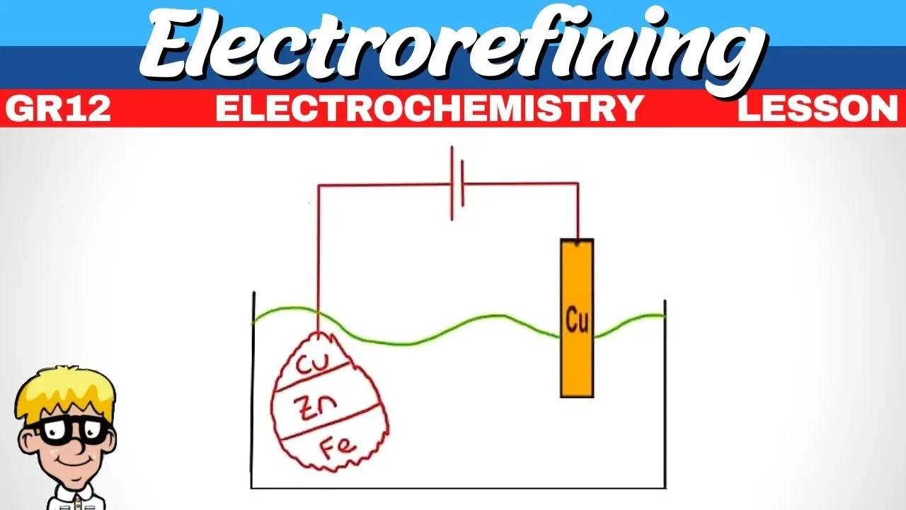 Electrochemistry Gr 12 : Electrorefining
