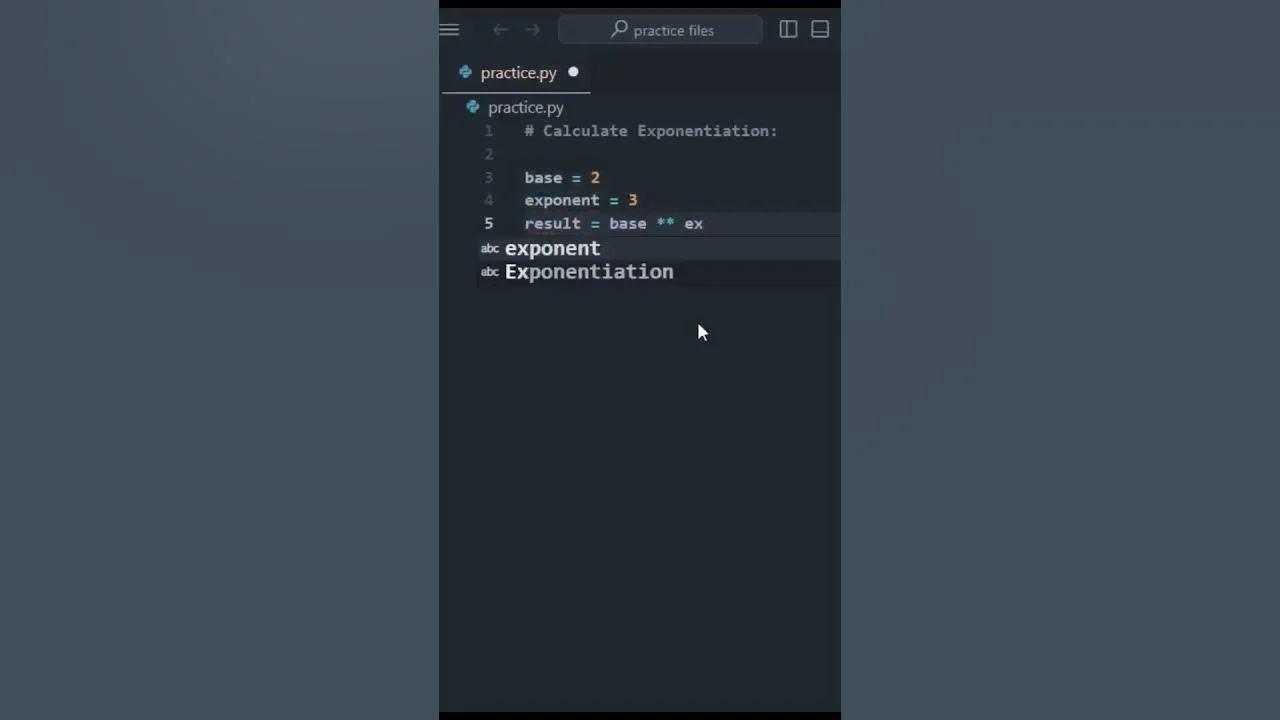 Calculate Exponentiation | #python #pythonprogramming#coding# ...