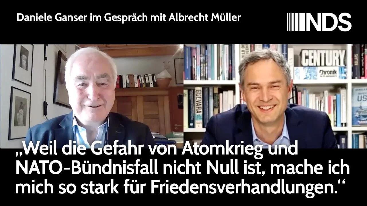 Daniele Ganser im Gespräch mit Albrecht Müller „Ich mache mich stark