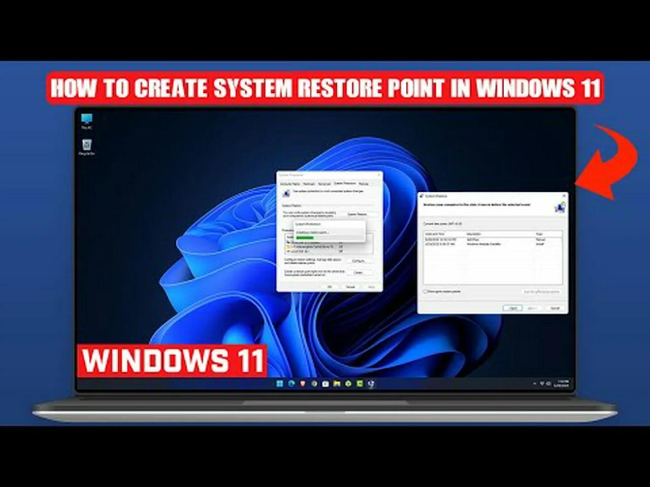 How to Create System Restore Point in Windows 11