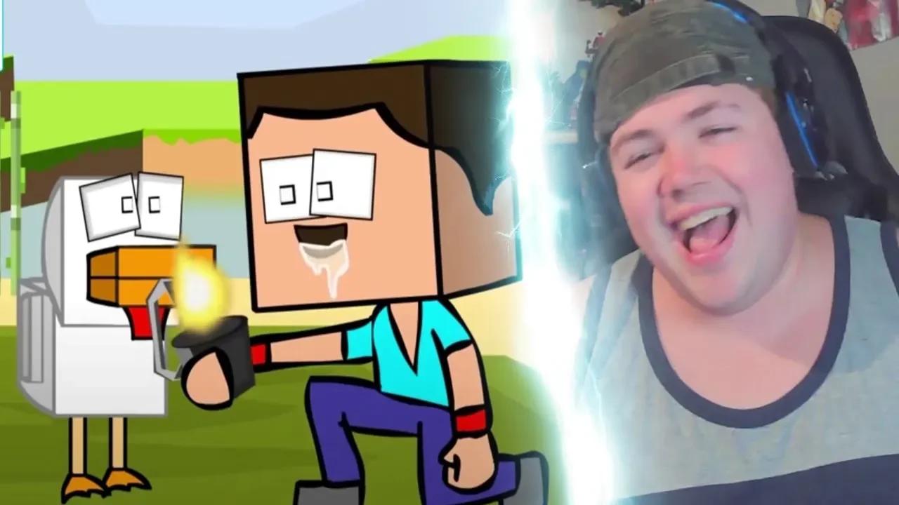 Minecraft Animated Speedrun Reaktion