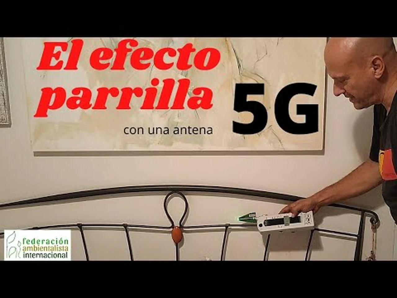 El efecto parrilla con una antena
