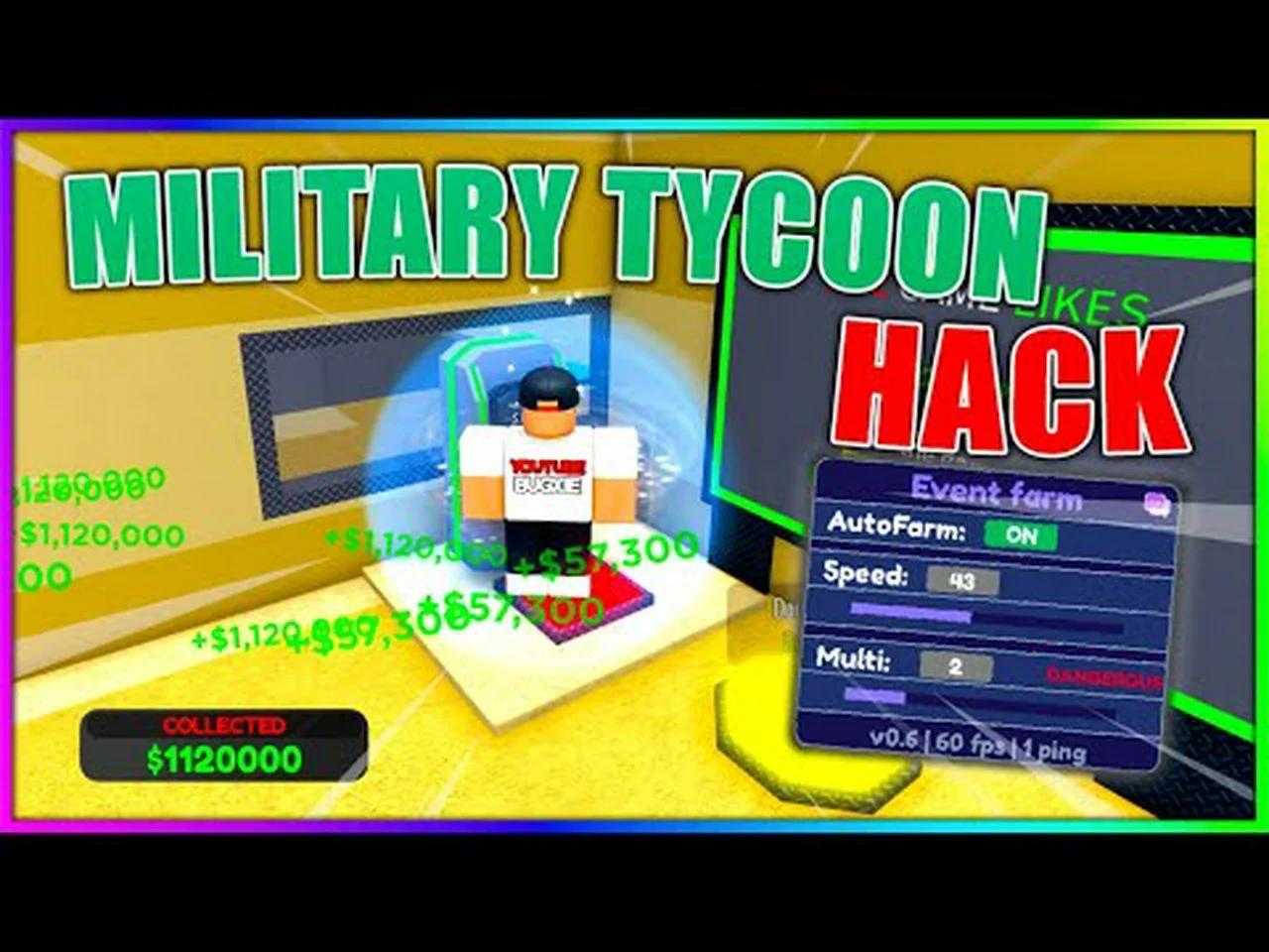 Roblox military tycoon script hack pastebin 2022 infinite money