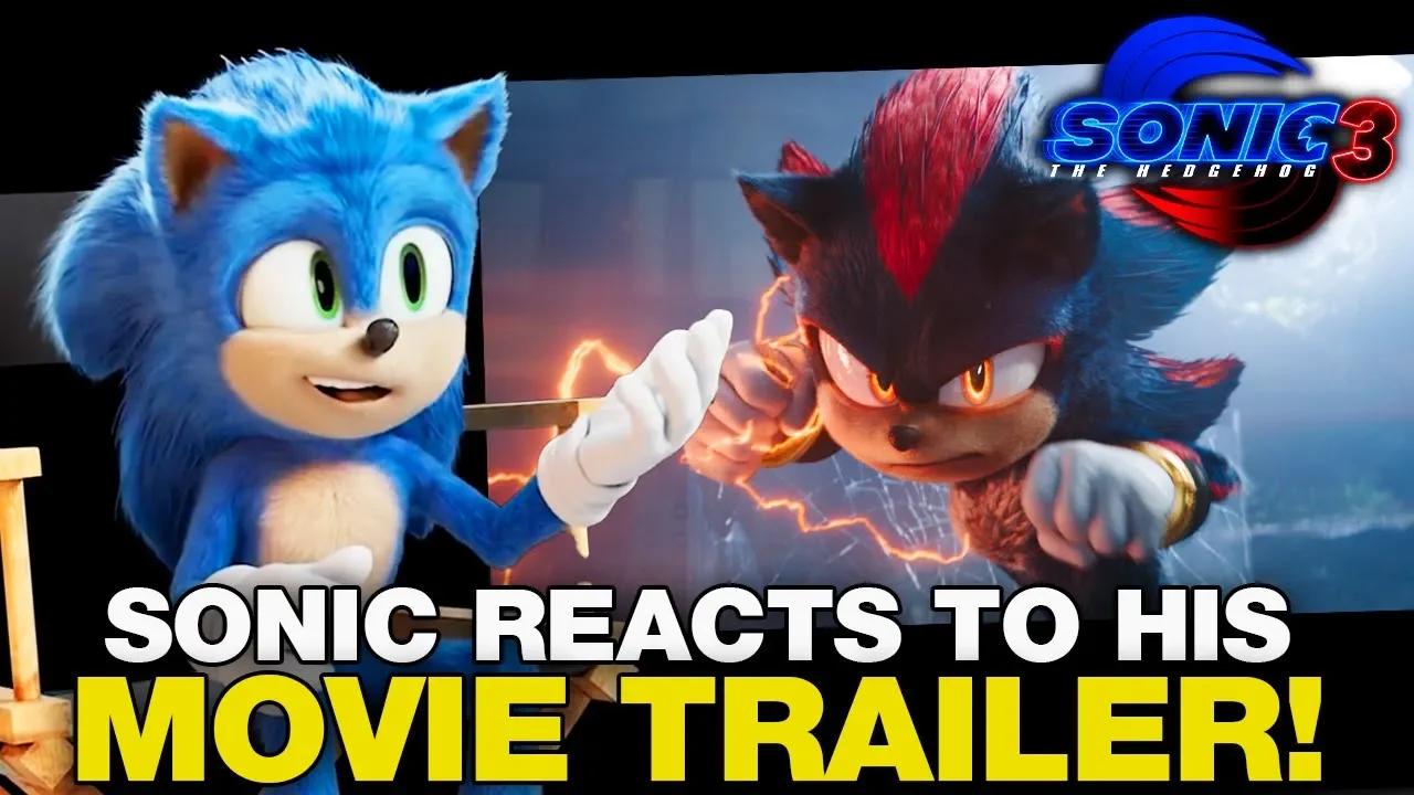 Sonic the Hedgehog REACTS to SONIC MOVIE 3 TRAILER | Shadow the ...