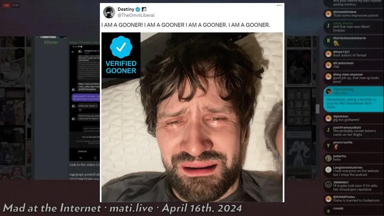 MATI: The Destiny Leaks and his goon sessions (APR 16 2024)