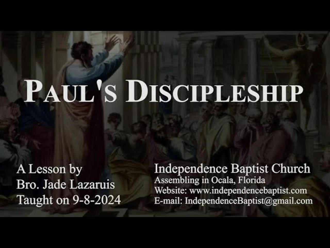 Paul's Discipleship