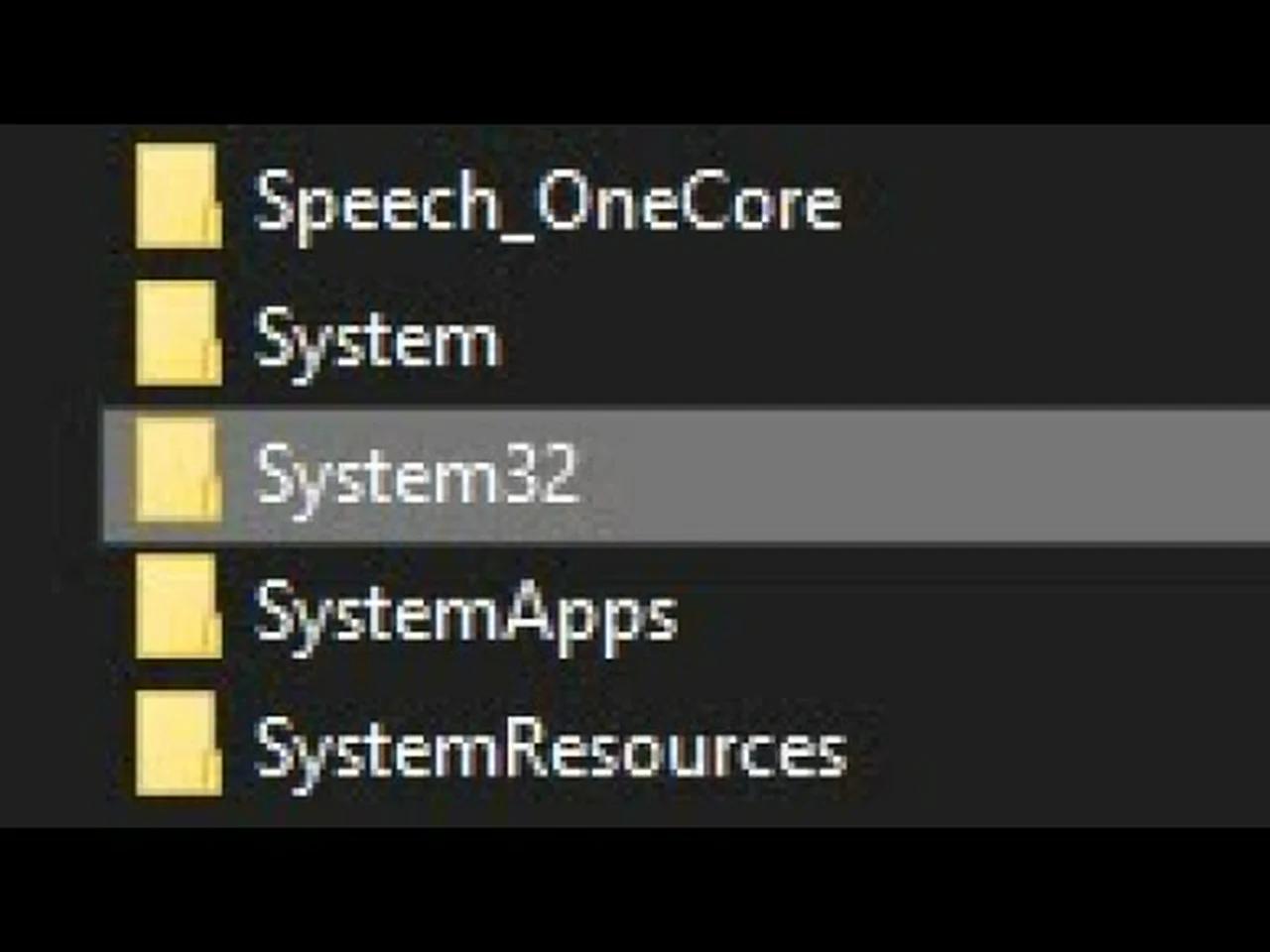 Deleting System32 on Windows 10