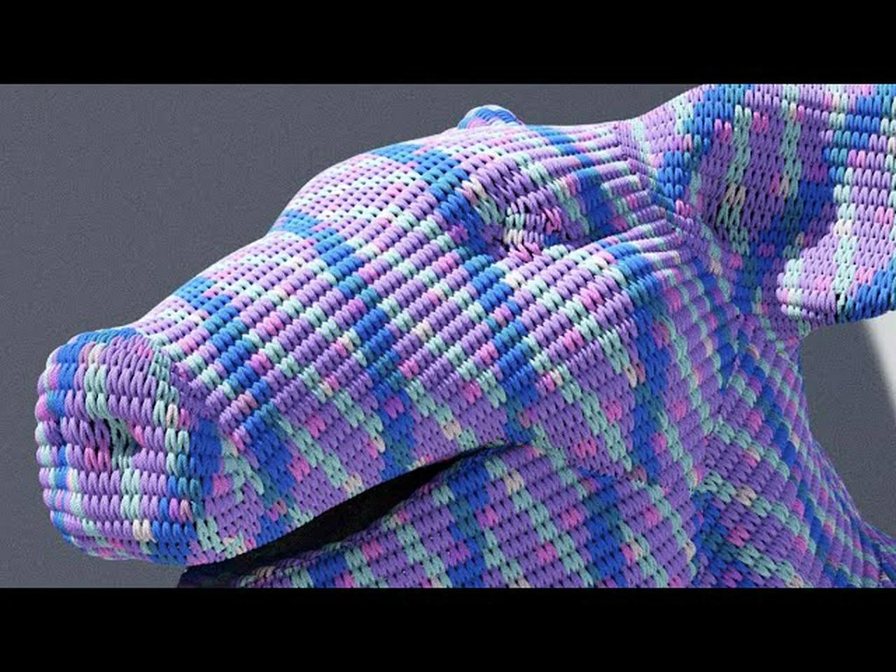Plain Weft Knitting - Houdini Tutorial