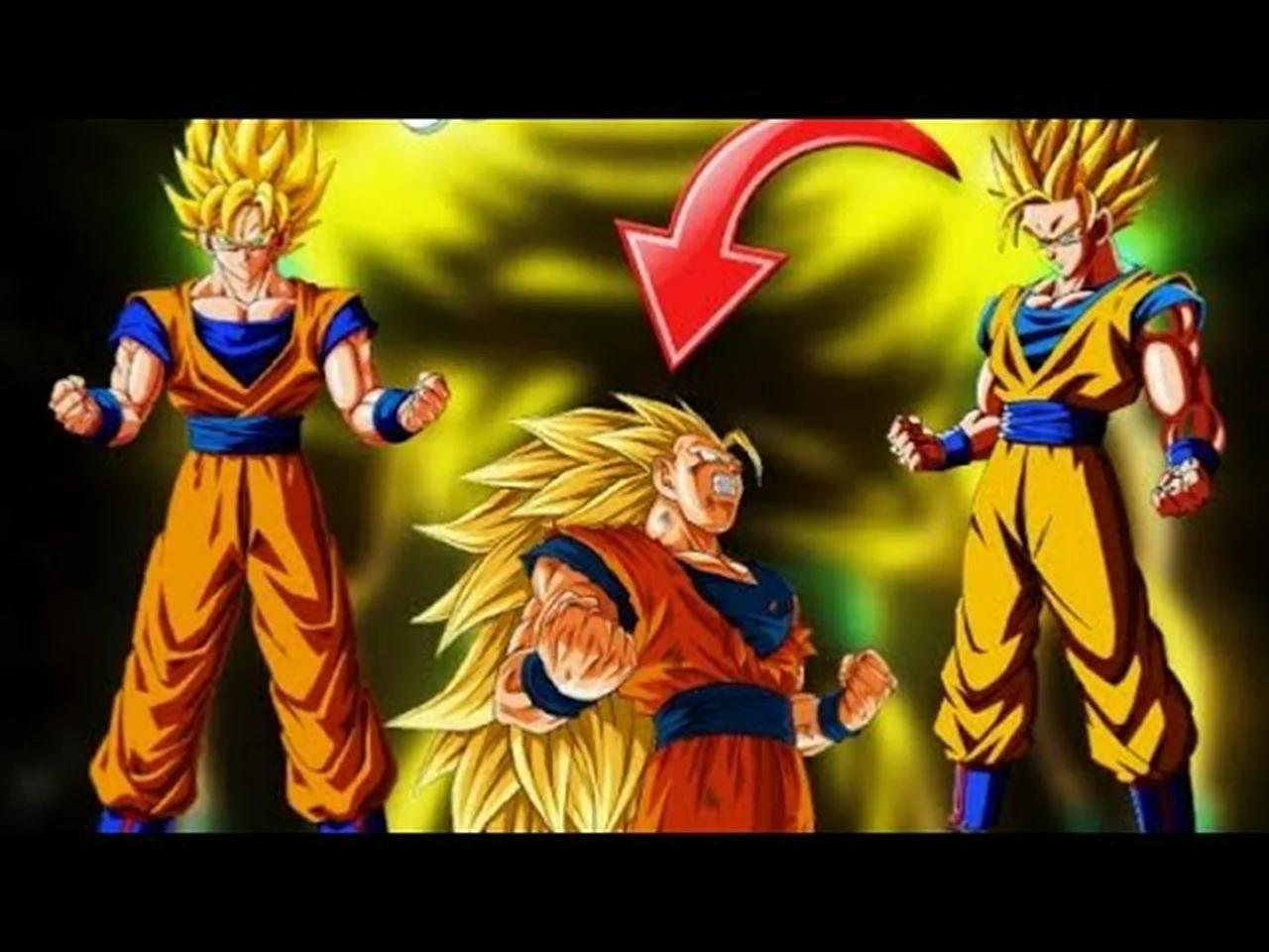 #dragonballz Goku se transforma em super saiyajin 3 para MAJIN BUU ver