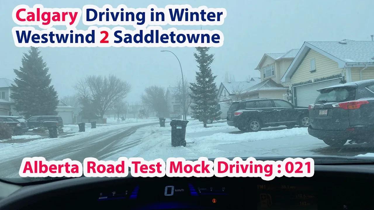 Alberta Driving License Road Test Mock North East Calgary Wesiwind to ...