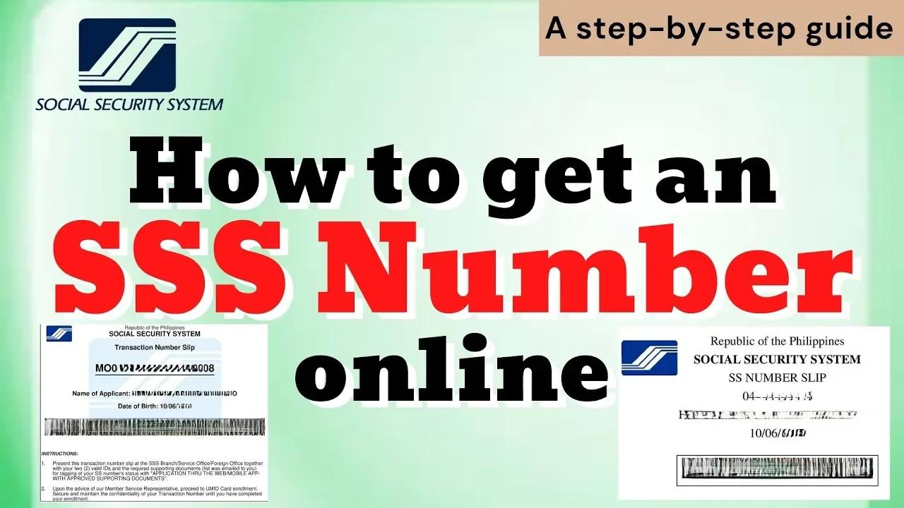 How to get an SSS Number Online | Paano magpa-member sa SSS? | Apply ...