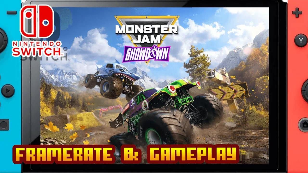 Monster Jam Showdown Nintendo Switch Framerate Gameplay