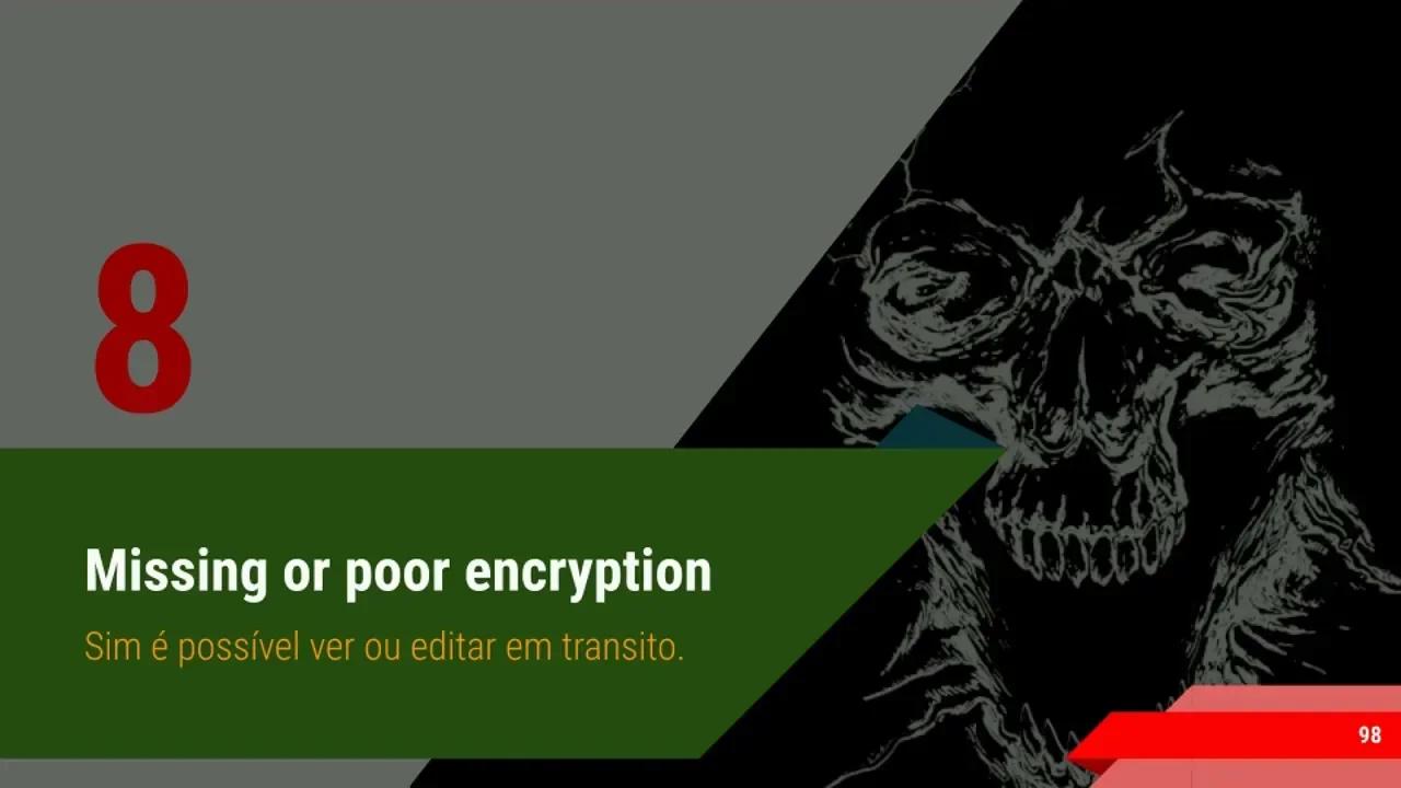 CURSO HACKER - Missing or poor encryption - Parte 13