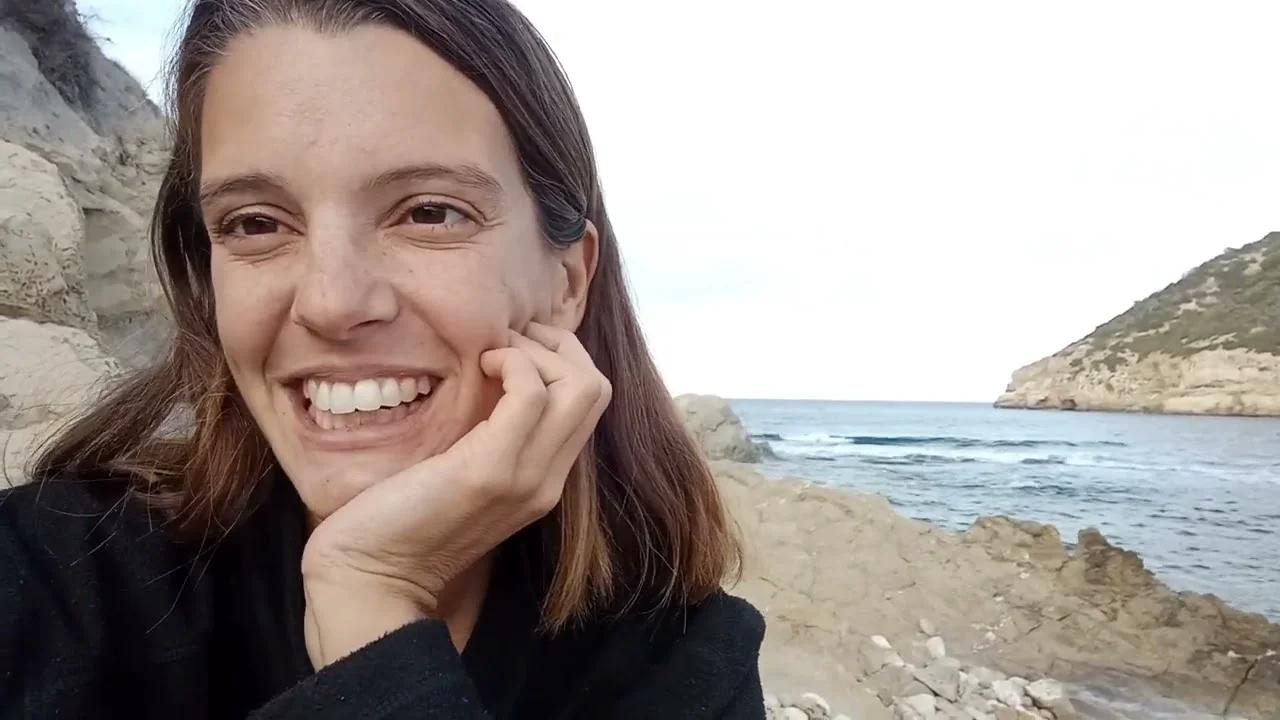 Getting nude on a public beach in December in Spain - Javea, Cala Portixol, Spain