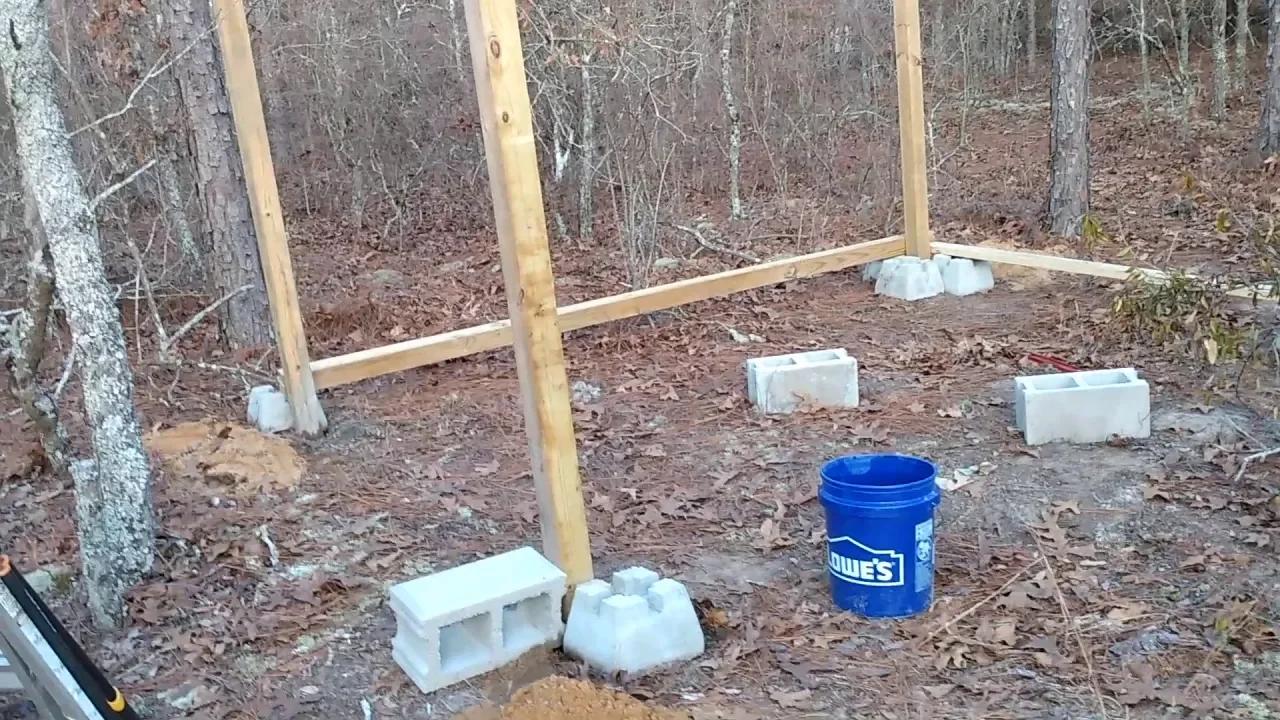 View of Off Grid Cabin - Water Storage Building - Part 1